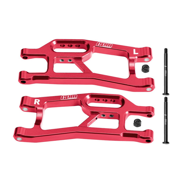 Aluminum 7075 Front Lower Suspension Arms For Traxxas 1/16 Mini XRT VXL-3S 108076-1 Monster Truck Upgrades - Red