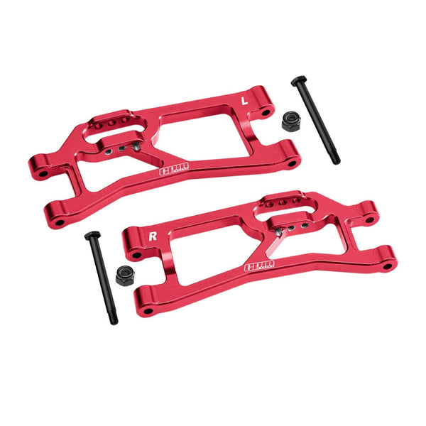 Aluminum 7075 Alloy Rear Lower Suspension Arms For Traxxas 1/16 Mini XRT VXL-3S 108076-1 Monster Truck Upgrades - Red