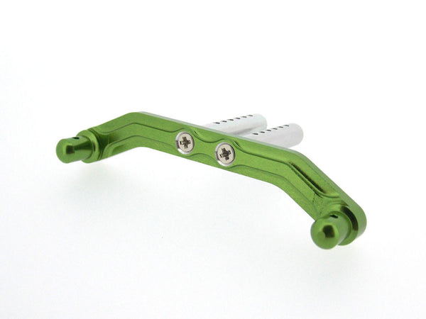 HPI Savage XS Flux Aluminum Front/Rear Body Post Mount With Post - 1 Set Green