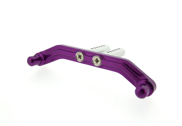 HPI Savage XS Flux Aluminum Front/Rear Body Post Mount With Post - 1 Set Purple