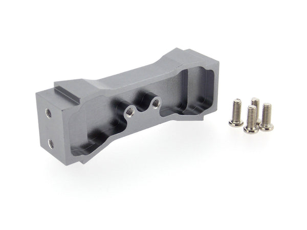 Tamiya Ford F350 High-Lift Aluminum Front Support - 1Pc Set Gray Silver