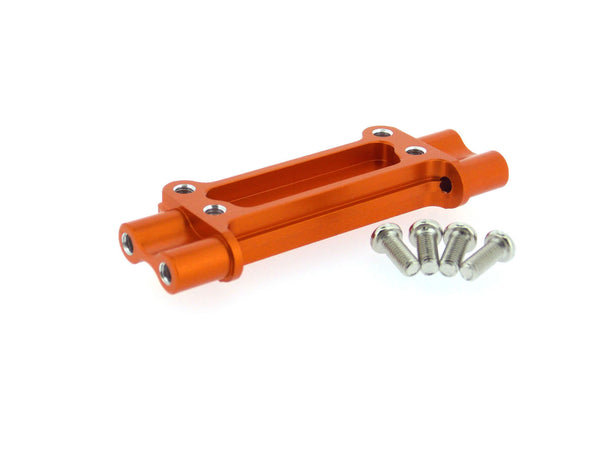 Tamiya Ford F350 High-Lift Aluminum Gear Box Mount-1Pc Set Orange
