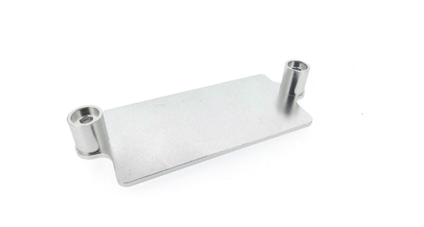 Tamiya Truck Scania R620 Highline Aluminum Receiver Bottom Plate - 1Pc Silver