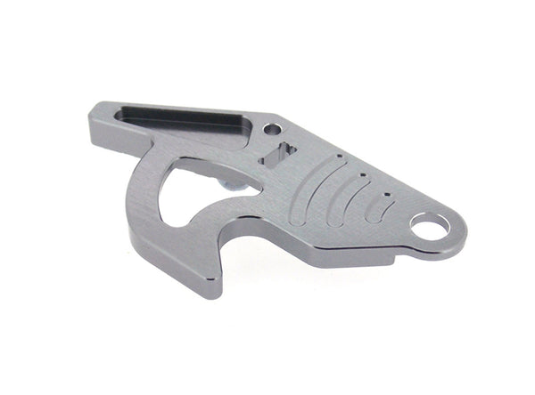 Tamiya Ford F350 High-Lift Aluminum Battery Holder - 1Pc Gray Silver