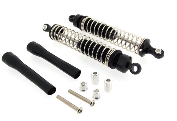 Axial Wraith & Wraith Spawn Aluminum Front/Rear Adjustable Dampers - 1Pr Set Black