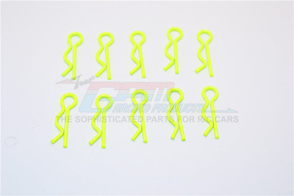 Big Flu Bodu Clip Set - 10Pcs Yellow