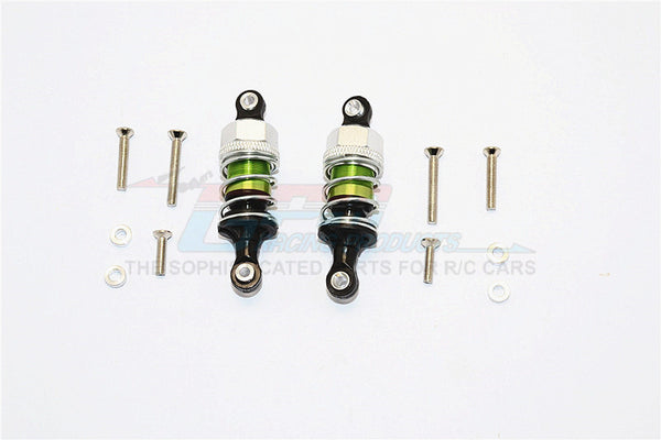 1/10 Touring -Plastic Ball Top Damper (50mm) With Washers & Screws - 1Pr Set Green - JTeamhobbies