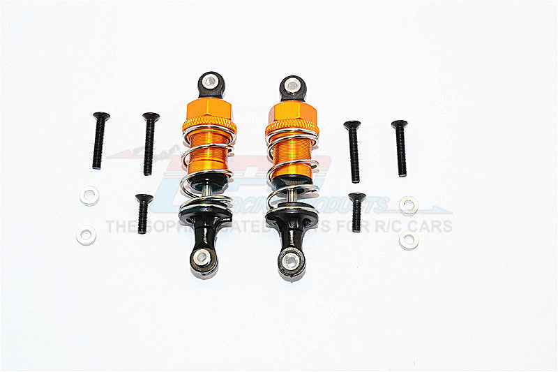 1/10 Touring -Plastic Ball Top Damper (55mm) With Washers & Screws - 1Pr Set Gold - JTeamhobbies