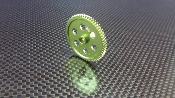 Team Associated RC18T Aluminum Main Gear (60T) - 1Pc Green