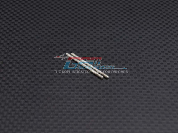 Team Associated RC18T Steel Shaft For Fornt Damper - 1Pr Silver