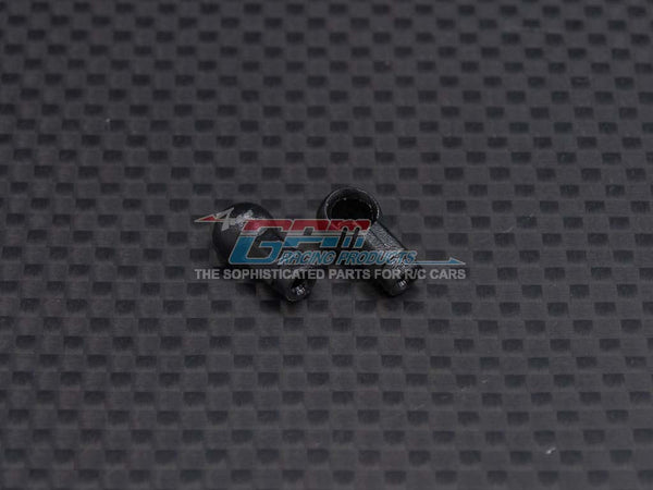 Team Associated RC18T Nylon Ball Ends For Rear Damper - 1Pr Black