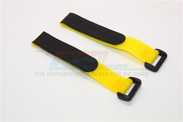 Battery Colorful Magic Cable Tie (W:2Cm L:20Cm) - 1Pr Yellow