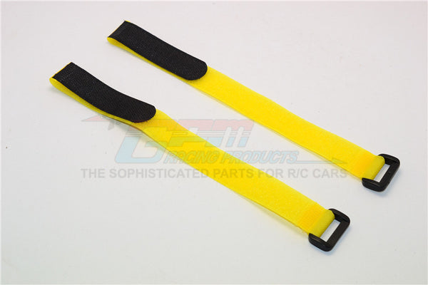 Battery Colorful Magic Cable Tie (W:2Cm L:30Cm) - 1Pr Yellow