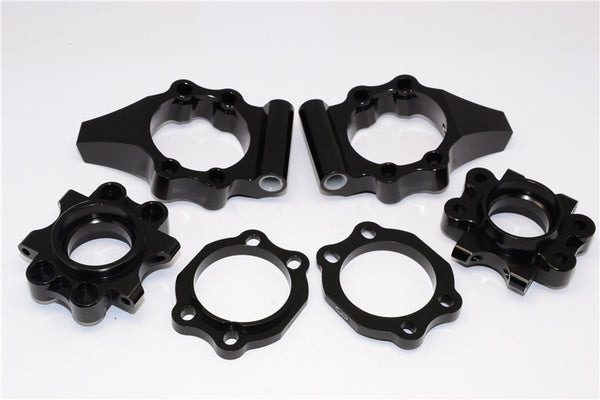 HPI Baja 5B RTR, 5B SS, 5T Aluminum Rear Knuckle Arm - 6Pcs Set Black