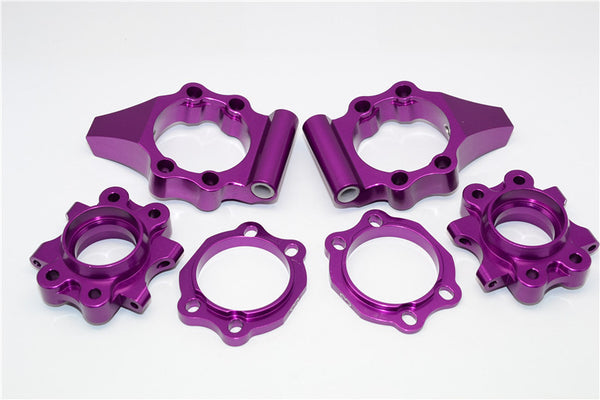HPI Baja 5B RTR, 5B SS, 5T Aluminum Rear Knuckle Arm - 6Pcs Set Purple