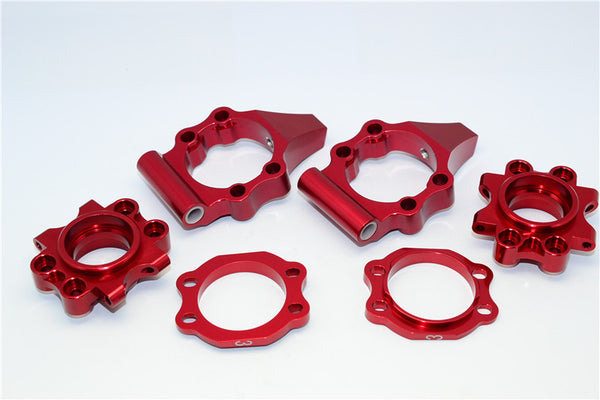 HPI Baja 5B RTR, 5B SS, 5T Aluminum Rear Knuckle Arm - 6Pcs Set Red