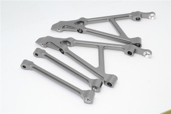 HPI Baja 5B RTR, 5B SS, 5T Aluminum Rear Shock Tower Support - 1 Set Gray Silver