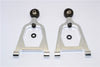 HPI Baja 5B RTR, 5B SS, 5T Aluminum Front Upper Arm - 1Pr Silver