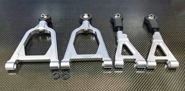 HPI Baja 5B RTR, 5B SS, 5T Aluminum Front + Rear Upper Arms - 2Prs Silver