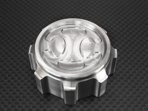 HPI Baja 5B RTR, 5B SS, 5T Aluminum Fuel Tank Cap - 1Pc Silver