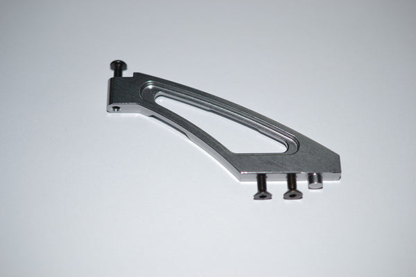 HPI Bullet 3.0 Nitro Aluminum Front Chassis Brace - 1Pc Gray Silver