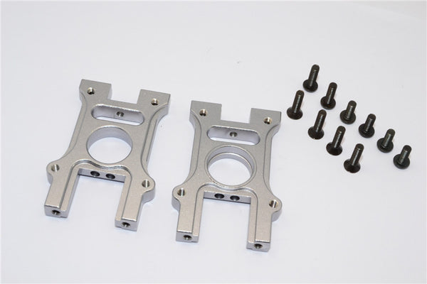 HPI Bullet 3.0 Nitro Aluminum Center Diff Housing - 2Pcs Set Gray Silver