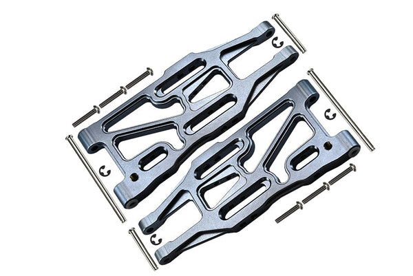 HPI Bullet 3.0 Nitro & Bullet Flux Aluminum Front Suspension Arm - 1Pr Set Gray Silver
