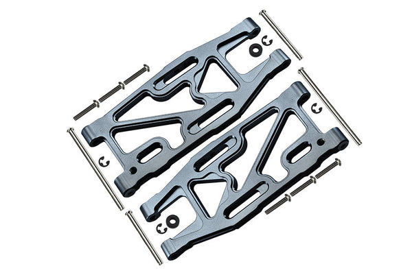 HPI Bullet 3.0 Nitro & Bullet Flux  Aluminum Rear Suspension Arm - 1Pr Set Gray Silver