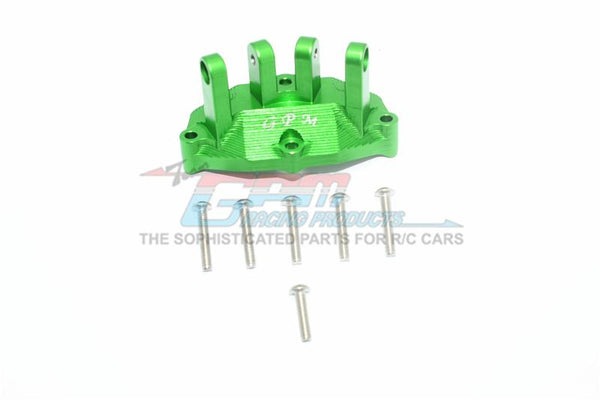 Losi 1:10 Baja Rey / Rock Rey Aluminum Rear Upper Gearbox Mount For Upper Suspension Links - 1Pc Set Green