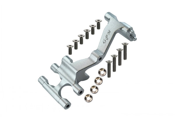 Losi 1:10 Baja Rey / Rock Rey Aluminum Servo Mount - 1Pc Set Silver