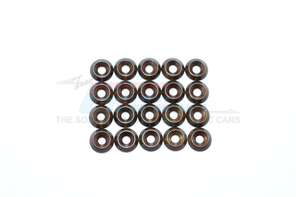 Spring Steel 2.5mm Ring Tilted OD:7.8mm,TK:2.0mm Countersink Screws - 20Pcs Set