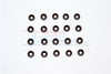 Spring Steel 3.0mm Ring Tilted OD:8.0mm,TK:2.5mm Countersink Screws-  20Pcs Set
