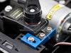 Tamiya CC01 Aluminum Servo Mount - 1Pc Blue