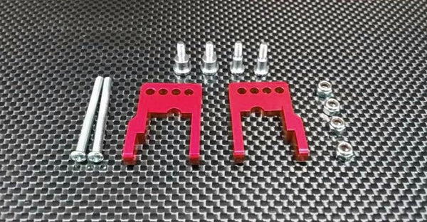 Tamiya CC01 Aluminum Rear Damper Mount - 1 Set Red