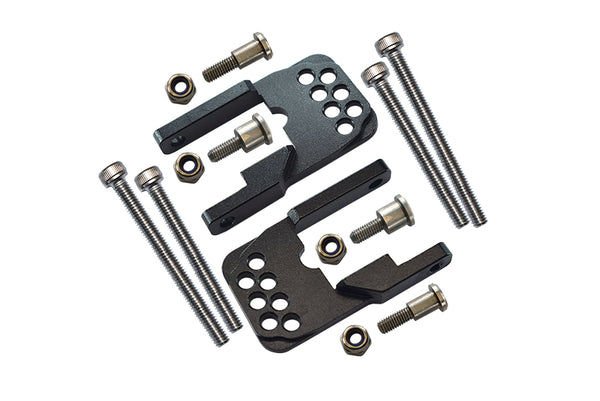 Tamiya CC01 Aluminum Rear Damper Mount With Mulitple Holes - 1 Set Black