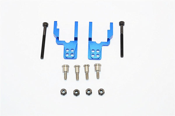 Tamiya CC01 Aluminum Rear Damper Mount With Mulitple Holes - 1 Set Blue