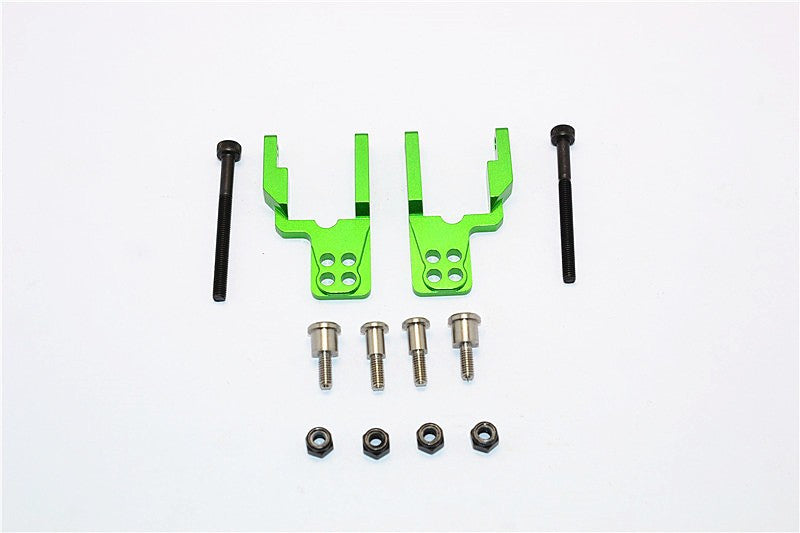 Tamiya CC01 Aluminum Rear Damper Mount With Mulitple Holes - 1 Set Green