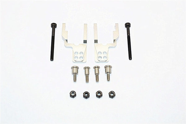 Tamiya CC01 Aluminum Rear Damper Mount With Mulitple Holes - 1 Set Silver