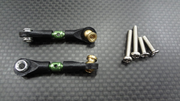 Tamiya CC01 Aluminum Upper Arm (Tie Rod Design With M3 Thread) - 1 Pr Set Green