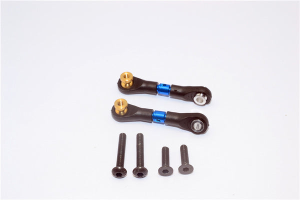 Tamiya CC01 Aluminum Upper Arm (Tie Rod Design With M3 Thread) - 1 Pr Set Blue