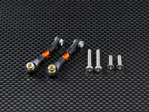 Tamiya CC01 Aluminum Upper Arm (Tie Rod Design With M3 Thread) - 1Pr Set Orange
