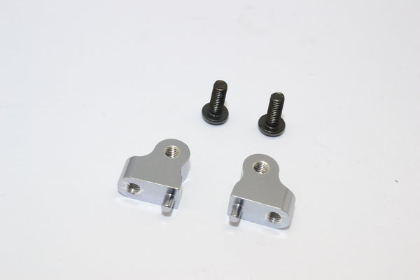 Tamiya CC01 Aluminum Mount Use For Front Damper - 2Pcs Set Gray Silver