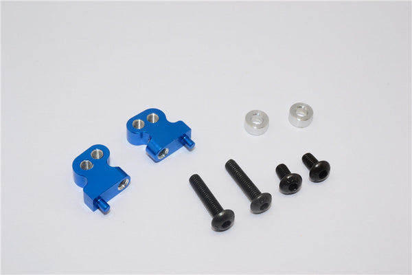 Tamiya CC01 Aluminum Adjustable Mount Use For Front Damper - 2Pcs Set Blue