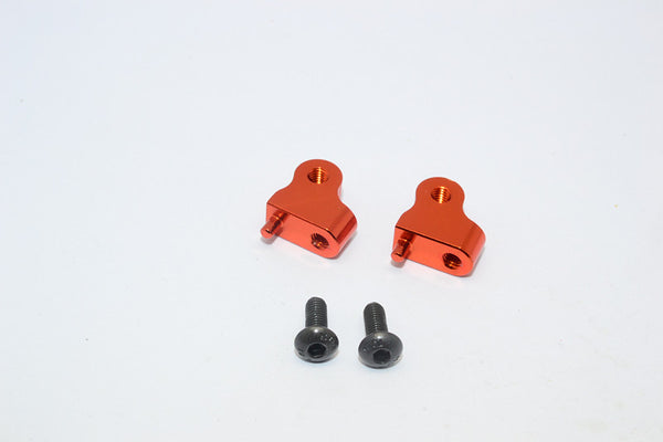 Tamiya CC01 Aluminum Mount Use For Front Damper - 2Pcs Set Orange