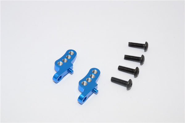 Tamiya CC01 Aluminum Adjustable Mount Use For Rear Damper - 2Pcs Set Blue