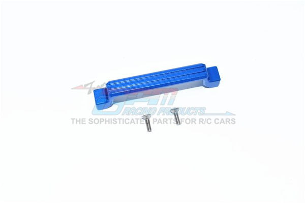 Tamiya Mercedes-Benz G500 CC-02 (#58675) Aluminum Battery Upper Mount - 1Pc Set Blue