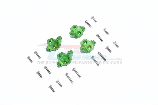 Tamiya Mercedes-Benz G500 CC-02 (#58675) Aluminum Center Axle Mount Set For Suspension Links - 4Pc Set Green