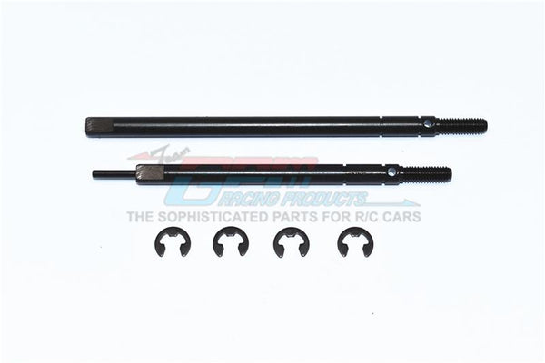Tamiya Mercedes-Benz G500 CC-02 (#58675) Harden Steel #45 Rear Drive Shaft - 2Pc Set Black