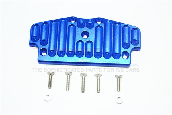 Tamiya CC01 Aluminum Front Bumper Mount - 1Pc Set Blue