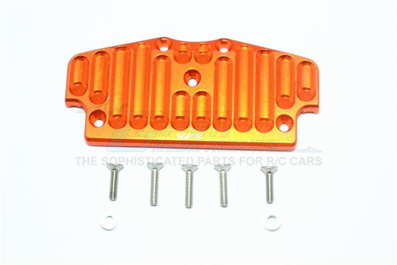 Tamiya CC01 Aluminum Front Bumper Mount - 1Pc Set Orange